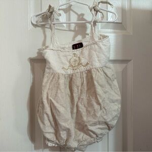 Mud Pie Cross Bubble Romper